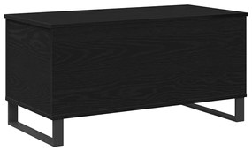 Mesa de Centro Carvalho Preto 90x44,5x45 cm Madeira Aglomerada