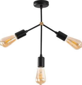 Candeeiro Chandelier Sparrow – Preto – 34 x 10 cm