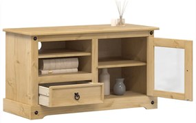 Móvel de TV Corona 100x45x58 cm madeira de pinho maciça