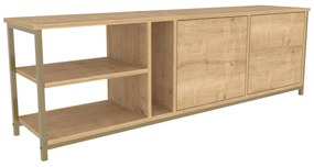 Móvel TV Primrose – Carvalho Dourado – 160 cm x 35,3 cm x 50,8 cm