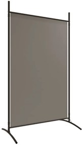 Divisória de quarto com 6 painéis 520x180 cm tecido antracite