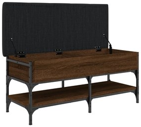 Banco sapateira 102x42x45cm derivados madeira carvalho castanho
