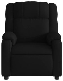 Poltrona de massagens reclinável tecido preto