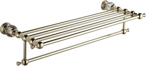 Mexen Estela prateleira para toalhas, dourada - 7011520-50