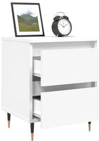 Mesa de cabeceira 40x35x50 cm derivados de madeira branco