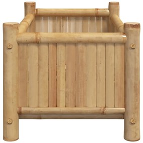 Vaso/floreira de jardim 50x30x25 cm bambu