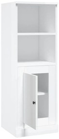 Aparador alto 36x35,5x103,5 cm deriv. madeira branco brilhante
