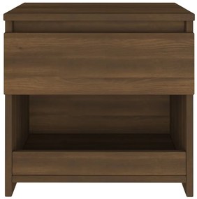 Mesa cabeceira 40x30x39 cm derivados madeira carvalho castanho