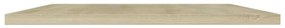 Prateleiras estante 4pcs 80x40x1,5cm contraplacado cor carvalho