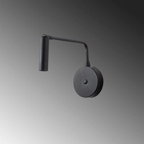 Aplique de Parede Ugur – Preto – 10 x 27 cm