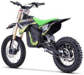 Mini moto elétrica para crianças MINI CROSS 1600W ROAN-903 48V 13AH LITIO Verde