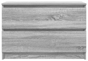 Móvel de TV 80x35x54 cm derivados de madeira cinzento sonoma