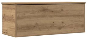 Caixa de Armazenamento vidaXL Carvalho Artisan 90x35x35 cm Madeira de