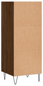 Aparador 34,5x32,5x90 cm derivados de madeira carvalho castanho
