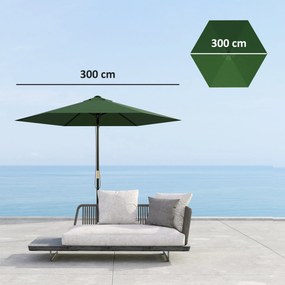 Toldo de Substituição para Chapéu de Sol de 3m Toldo para Chapéu de So