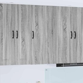 vidaXL Armário de Cozinha com prateleira Cinza Sonoma 50 x 31 x 100 cm