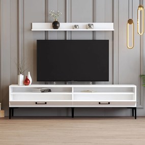 Unidade TV Istanbul – Branco – 180x47x35 cm