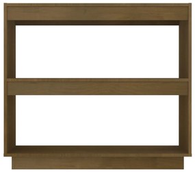 Estante 80x35x71 cm pinho maciço castanho mel