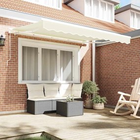 Tecido de Toldo Substituto para Estrutura de 2.5x2 m em Creme