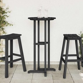 Mesa de Bar Preta 55x55x107 cm HDPE