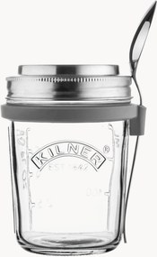 Frascos para pequeno-almoço com colher Kilner, conjunto de 4