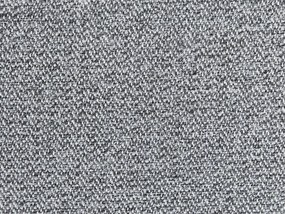 Sofá de canto em tecido cinzento DOLVA Beliani