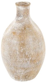 Terracota Jarro decorativo 39 Creme Branco CYRENA Beliani