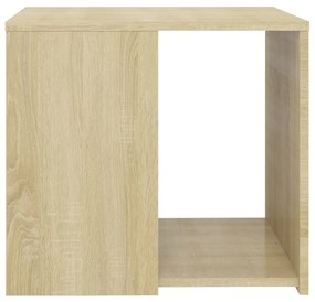 Mesa de apoio 50x50x45 cm derivados de madeira carvalho sonoma