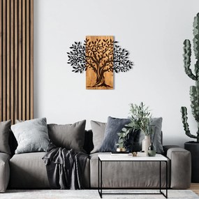 Acessório Decorativo de Parede Sogut – Preto Nogueira – 72 x 58 cm