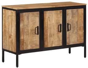 vidaXL Aparador 105x35x70 cm madeira de mangueira áspera maciça