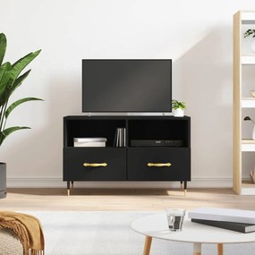 Móvel p/ TV 80x36x50 cm derivados de madeira preto