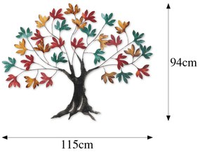 Acessório Decorativo de Parede Yggdrasil – Multicolor – 115 x 94 x 4 c