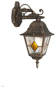 LED Candeeiro de Parede Exterior Inteligente Vintage Bronze c/ Wifi A60 - Antigua Rústico