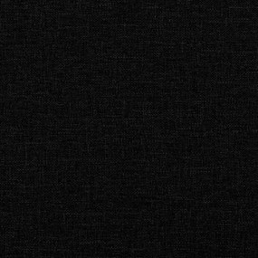 Sofá-cama com colchão 100x200 cm tecido preto