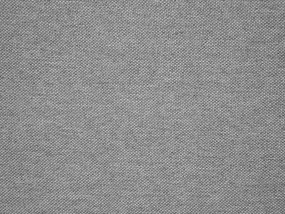 Cama de casal continental em tecido cinzento claro 180 x 200 cm CONSUL Beliani