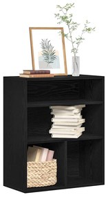 vidaXL Estante preto 60x30x71,5 cm derivados de madeira