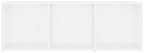 Móveis de TV 4 pcs 107x35x37 cm contraplacado branco