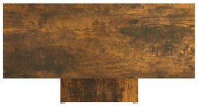 Mesa de centro 85x55x31 cm derivados de madeira carvalho fumado