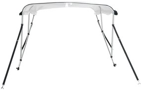 Toldo de 3 arcos Bimini c/ paredes laterais 183x(185-198)x137cm