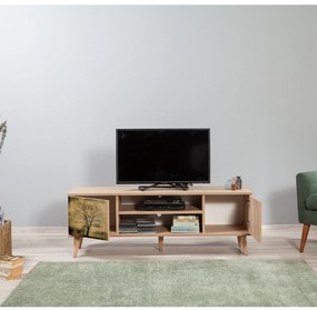 Móvel TV Truva – Carvalho Sonoma – 140 cm x 50 cm x 40 cm