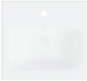 Conjunto de móveis de casa de banho contraplacado branco