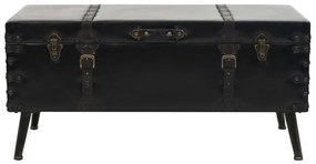 Mesa de centro em MDF e aço 102x51x48 cm