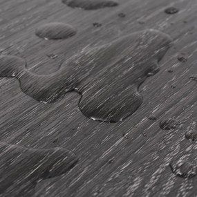 Tábuas de soalho PVC auto-adesivo 5,02 m² 2 mm preto e branco