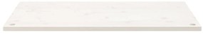Tampo de secretária 100x50x2,5 cm pinho maciço branco
