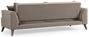 **** Sofá de 3 Lugares Buhara – Cinzento Claro – 100x78x220 cm

**
