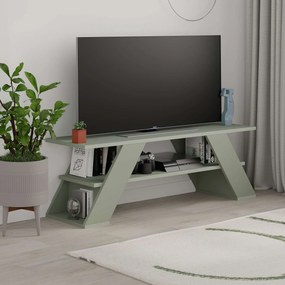 Móvel de TV "Luna" – Verde Acizentado – 120 x 40 x 33,5 cm – Design Mo