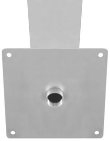 Fonte para piscina aço inoxidável 64x30x52 cm prateado