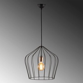 Candeeiro de Teto Fellini – Preto – 39 cm