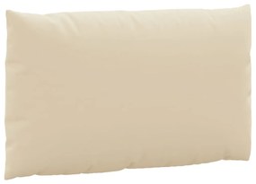 Almofadões para paletes 3 pcs tecido oxford bege