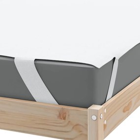 Protetor de colchão impermeável 100x220 cm branco